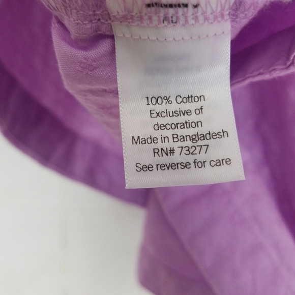 Sonoma ruffle sleeve peasant top - Picture 9 of 9